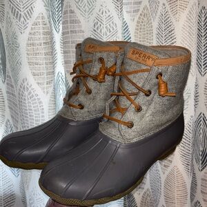 Sperry Women's Saltwater Emboss Wool Boot